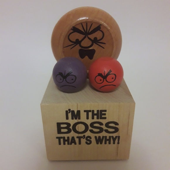 NEW Wood Toons I'm The BOSS That's Why! Hand Made in the USA - Picture 1 of 5